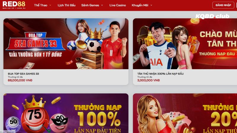 Khuyến mãi hấp dẫn tại RED88 Khuyến mãi hấp dẫn tại RED88